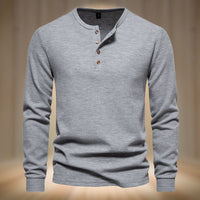 THEOBOLD - ENGANLIEGENDES LANGARMSHIRT – Hellgrau