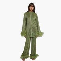 Selina | Einzigartiges 2-teiliges Damen-Set – Grün