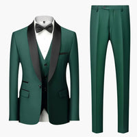 Hochzeitsgast-Anzug - eleganter Stil für Herren zum Tragen – Grün