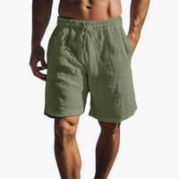 Badeshorts mit Kordelzug für Herren - bequem & leicht – Dunkelgrün