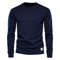 Wynne - Bequemes Langarmshirt – Dunkelblau