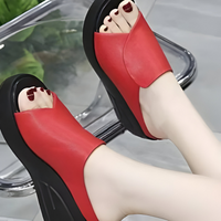 Xanthe | Orthopädische Komfort-Sandale für Damen – Rot (Fast ausverkauft)