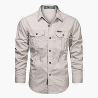 Levi | Cargohemd – Beige
