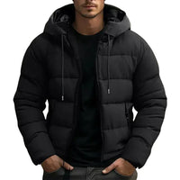 Theon | Warm Winterjacke für Männer – Schwarz
