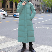 Cody | Langer Gepolsterter Winterparka für Damen – Grün