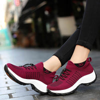 Clark Sommerliche Ergonomische Sneakers | Damenschuhe mit orthopädischem Fußbett – Rot