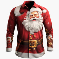 Leonhard | Bequeme Weihnachtsshirt – Rot