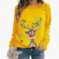 Elina | Weihnachtspullover – Gelb