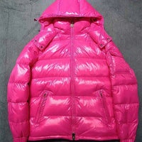 Ushir | Warme Herren-Pufferjacke für den Winter – Rosa