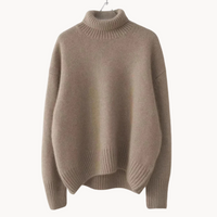 Juliette - Kaschmir Rollkragenpullover – Camel
