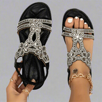 Delinda | Elegante Sandalen für maximalen Komfort – Schwarz