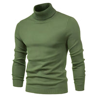 Harvey - Eleganter Rollkragenpullover – Grün