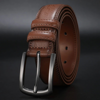 Felix | Ashford Ledergürtel Gunmetal Herrenmode Look – Braun