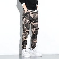 Jonas | Camo Cargo Hose Herren Komfort Fit – Khaki