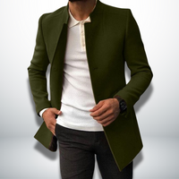 GERMAN - KLASSISCHE CASUAL JACKE – Militärgrün