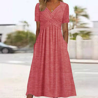 Rosella - Elegantes und Figurbetontes Kleid – Rosa