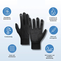 Wasserdichte Thermal-Winterhandschuhe - Wenders – Schwarz