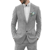 Herren Hochzeitsgast Anzug | Jacke und Hose – Dunkelgrau