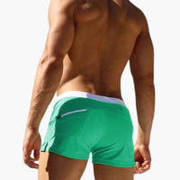 Badeshorts für Männer – Schnelltrocknende Badehose für den Sommer – Grün