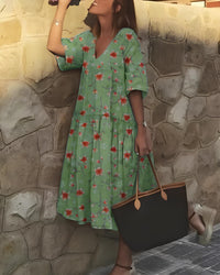 Gem | Damen Elegantes Kleid – Hellgrün