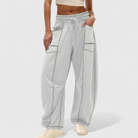 Leonie | Komfortable Damenhose modern chic – Grau