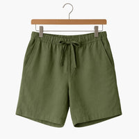 Herren Sommer Shorts mit Kordelzug und Seitentaschen – Grün