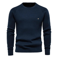 Herren-Rundhals-Pullover – NICK – Marine