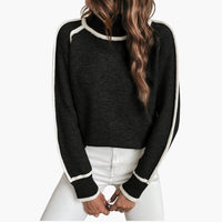 Julia | Kuscheliger Turtleneck-Pullover für Damen – Schwarz