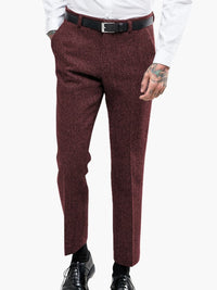 Leon | Herren Vintage-Hose – Dunkelbraun