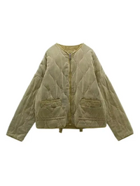 Ameera – Stilvolle Baumwolljacke – Oliv
