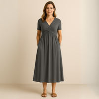 Annelies™ | Luftiges Maxi-Joch – Grau