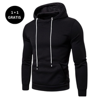 Herren Premium Herbstpullover  - DAVE – Schwarz