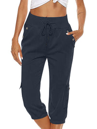 Komfortable Damen Freizeithose für den Alltag – Marine