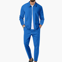 Luis | Stylischer Tech-Suit – Blau