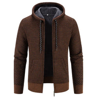 Alarik - Strickjacke für Männer – Orange