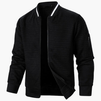 Wärmende Jacke für Herren - stylisch, bequem und modern – Schwarz