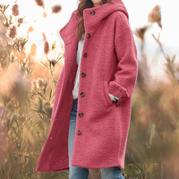 Sofia-  Flauschige Outdoorjacke – Rosa