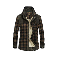 WODEN - Jacke aus dickem Flanell für Männer – Grau