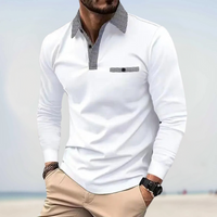 THORSTEN - POLO LANGARM SHIRTS – Weiß