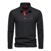 Herren Bequeme Polo Hemd | Lässig – Schwarz