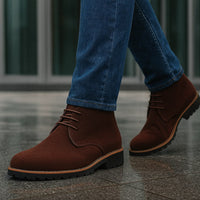 Zampa - Eleganter Schnürstiefel Aus Leder – Braun