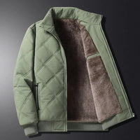 Rowann Fleece-Steppjacke – Komfort und warmjacke – Grün