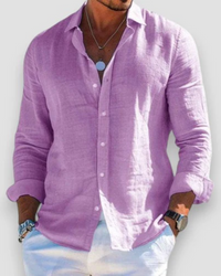 Casual Men's Shirt – Violett