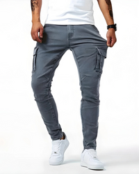 Gusman – Cargo Stretchhose – Grau