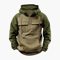 Bernd | Half-Zip Hoodie – Khaki