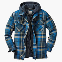 Micheal I Gesteppte Hemdjacke – Blau