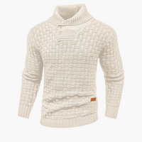 Gustav | Gemütlicher Strickpullover – Creme