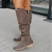 Kaya | Premium Leder Damenstiefel – Braun