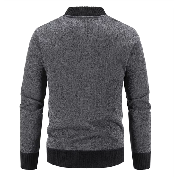 Lasenna | Stilvolle Herrenstrickjacke mit Reißverschluss