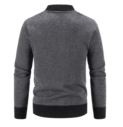 Lasenna | Stilvolle Herrenstrickjacke mit Reißverschluss